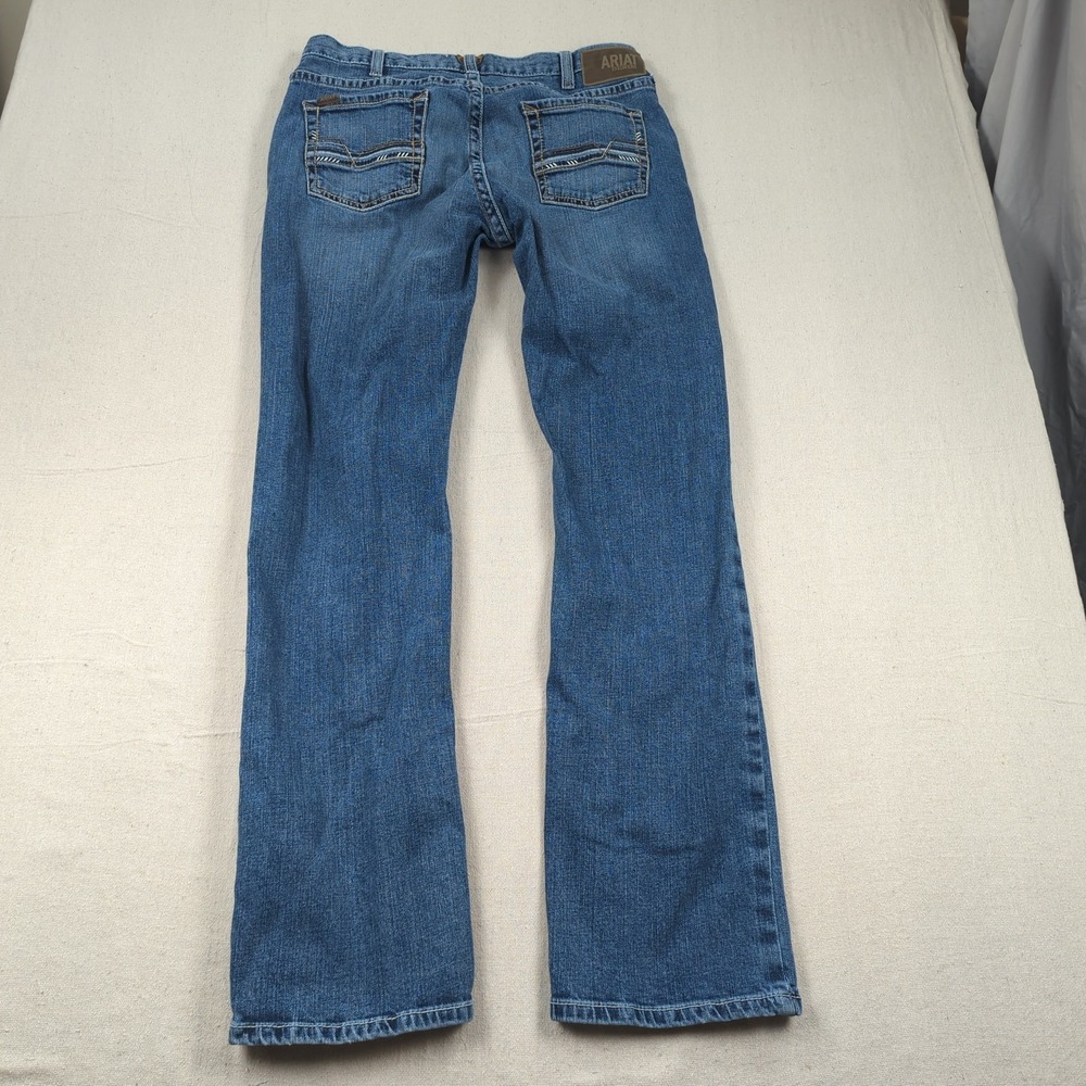 Ariat Jeans Mens 36x362 Blue M5 Stillwell Straight Western Cowboy Ranch Rodeo - Picture 13 of 16